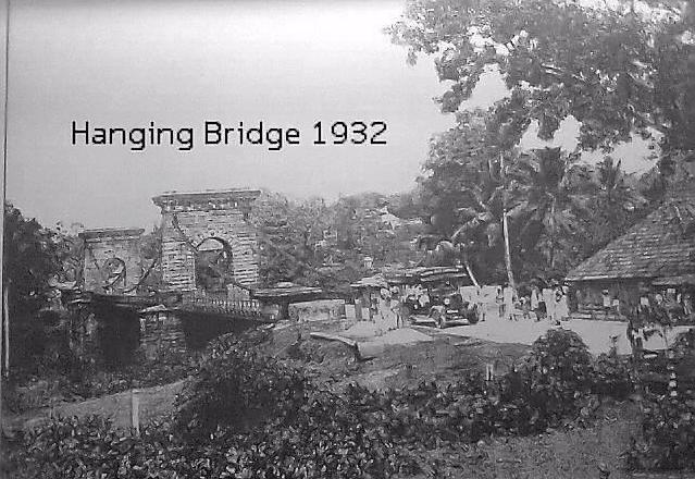 Punalur town hanging bridge